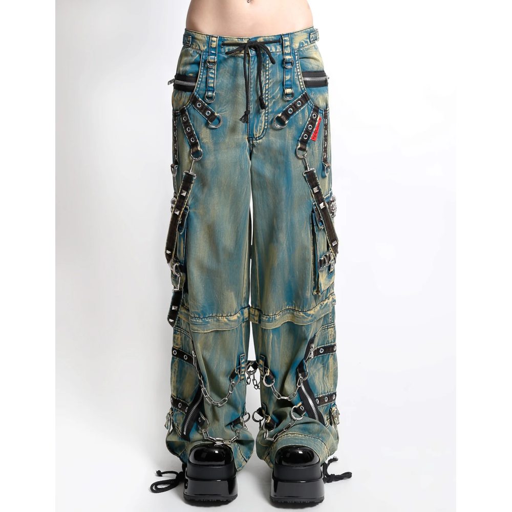 Tripp NYC - Skull Stud Wide leg trousers - Blue